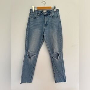 Articles Of Society Light Blue Distressed Skinny Ankle Jean